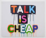 Talk Is Cheap by Mel Bochner contemporary artwork painting