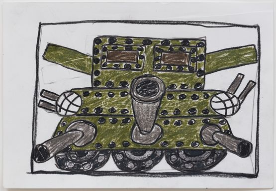 Tank by Jay Stuckey contemporary artwork Works on Paper