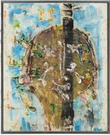 Manner ohne Frauen - Parsifal by Georg Baselitz contemporary artwork painting