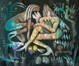 Keep visiting by Jozsef Csato contemporary artwork painting