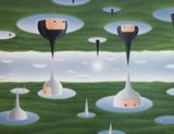 Endless Reflection by Gongkan contemporary artwork painting