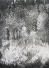 the other side 2 by Brent Harris contemporary artwork drawing
