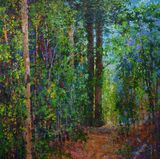JUST PASSING THROUGH by Nessi Penman contemporary artwork painting