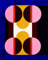 Code 23 by Lubna Chowdhary contemporary artwork painting works on paper