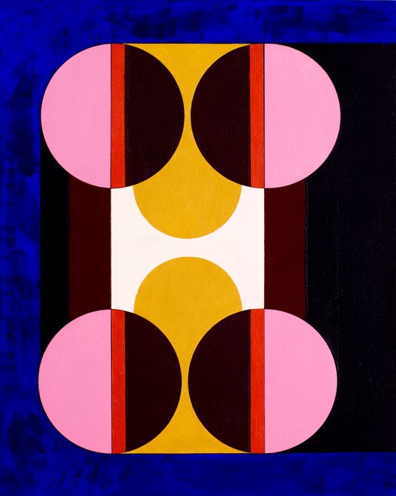 Code 23 by Lubna Chowdhary contemporary artwork Painting
