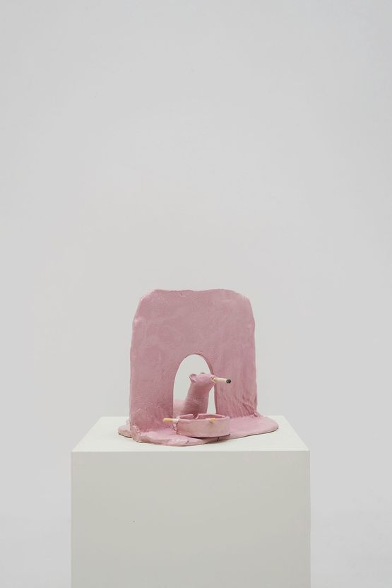 Smoking rat by Luis Vidal contemporary artwork