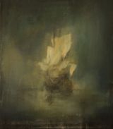 Het Kanonschot after Willem van de Velde The Younger by Jake Wood-Evans contemporary artwork painting