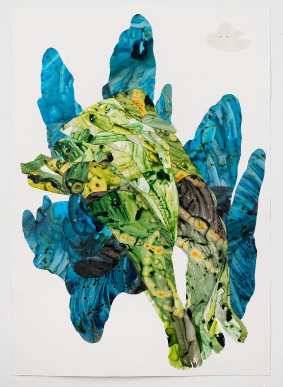 Upperworld by Demosthene Florine contemporary artwork Works on Paper