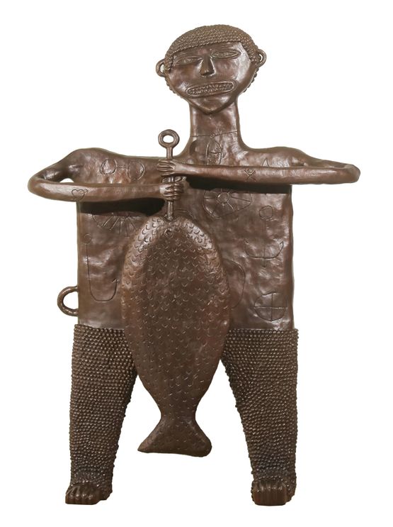Fisherman by Yunizar contemporary artwork Sculpture