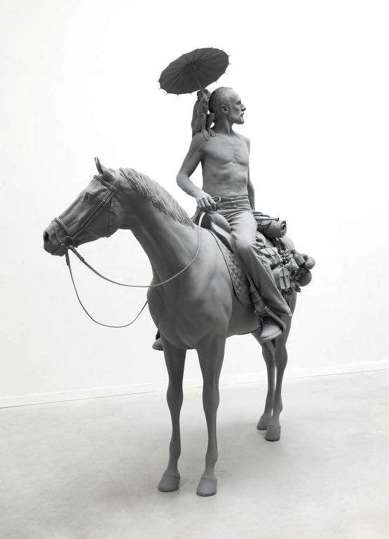 The Horseman by Hans Op De Beeck contemporary artwork Sculpture