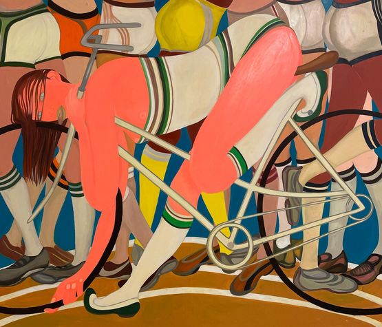 Sports by Karolina Svard contemporary artwork Painting