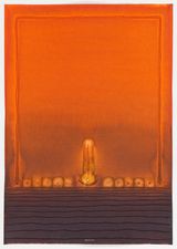 Bhakti by Sohan Qadri contemporary artwork works on paper