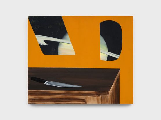 2059 knife by Dexter Dalwood contemporary artwork Painting