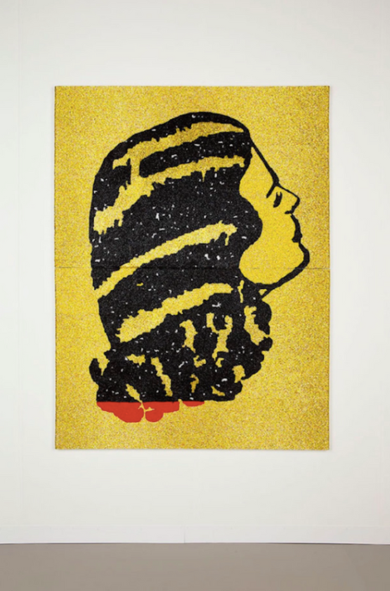 Portrait of Thermometer by Farhad Moshiri contemporary artwork Mixed Media