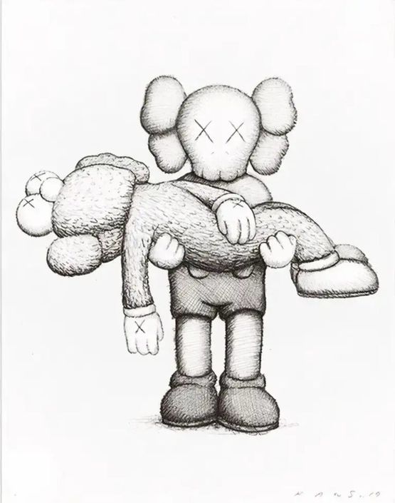 Gone by KAWS contemporary artwork Print