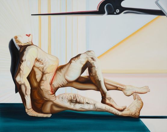 COMPUTATION OF LACK by Aleksandra Sidor contemporary artwork Painting