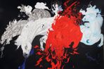 Quatre Chevaux  Four Horses by Amano Yoshitaka contemporary artwork Painting