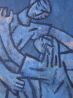 Untitled Couple in Blue by Heesoo Kim contemporary artwork Painting