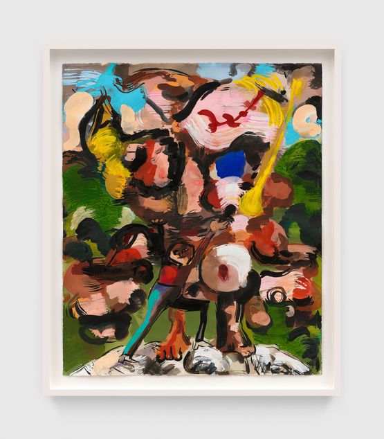 Climber by Dana Schutz contemporary artwork Works on Paper