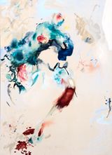 Postnatal drift by Araminta Blue contemporary artwork painting works on paper