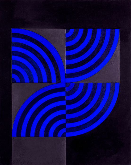 Code 8 by Lubna Chowdhary contemporary artwork Painting