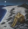 Dark Side of the Moon by Elmer Borlongan contemporary artwork Painting