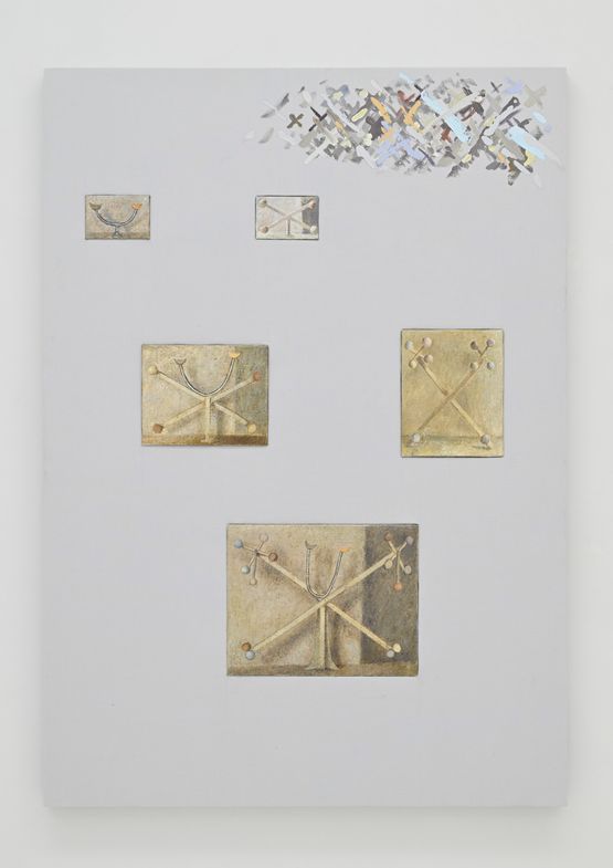Still Life Arranged Like a Family Tree 1 Cloud by Masaya Chiba contemporary artwork Painting