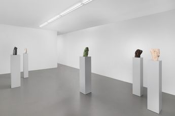 Contemporary art exhibition William Tucker Masks at Buchmann Galerie Buchmann Box Berlin Germany