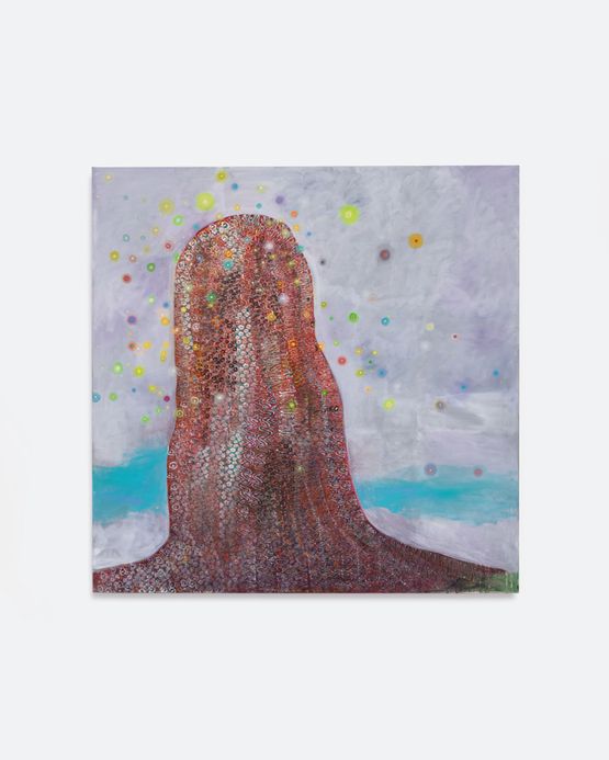 A manha dos vagalumes by Luiz Zerbini contemporary artwork Painting