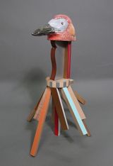 Overlapped Sensibility Bird by Sunghong Min contemporary artwork drawing sculpture
