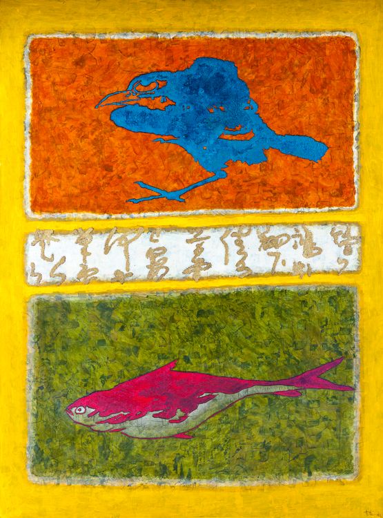 Salute to Mark Rothko 3 by Xue Song contemporary artwork Painting