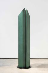 Elevation Green by Morgan Shimeld contemporary artwork sculpture