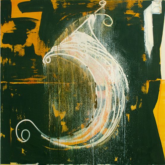 Thunder and Lightning by John Firth-Smith contemporary artwork Painting