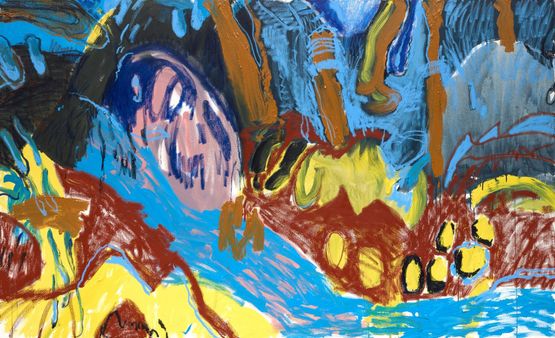 Navel-gaze by Zak Tilley contemporary artwork Painting