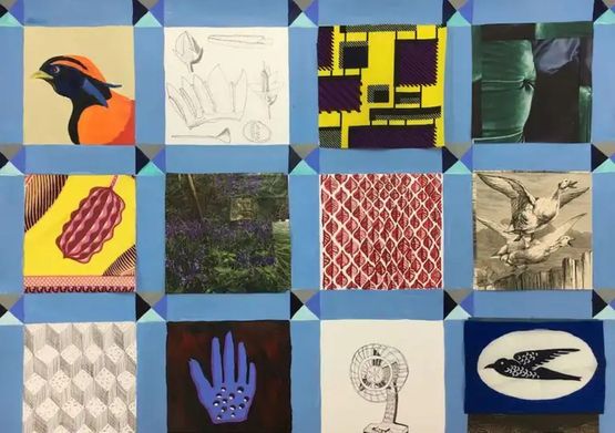 The Blanket of Reasonable Luxury by Lubaina Himid contemporary artwork Print