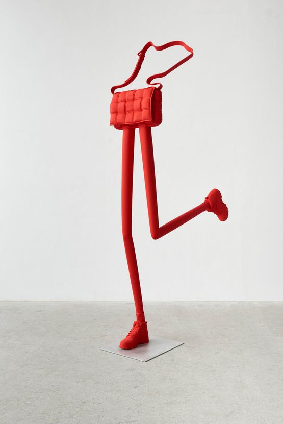 Hurry by Erwin Wurm contemporary artwork Painting