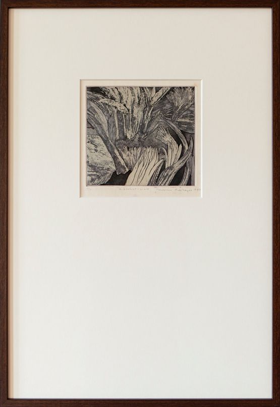 Midnight Lily by The Estate of Mrinalini Mukherjee contemporary artwork Print