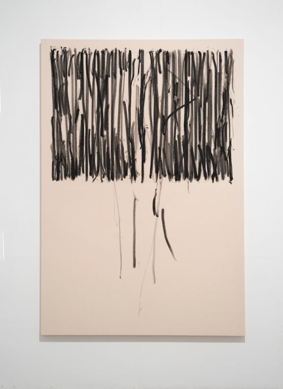 Las Tachaduras de una Primavera de Madrid IV by Joel Andrianomearisoa contemporary artwork Painting