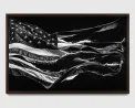 Untitled Ripped Flag in the Wind by Robert Longo contemporary artwork Works on Paper