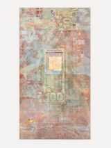 Burning Square freedom of goods by Mandy El-Sayegh contemporary artwork painting print
