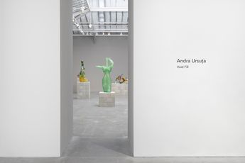 Contemporary art exhibition Andra Ursuta Void Fill at David Zwirner Paris France