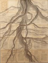 Untitled Radice Divina Commedia Paradiso 1921 by Tommaso Spazzini Villa contemporary artwork works on paper