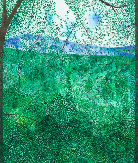 Landscape by Sally Ross contemporary artwork Painting