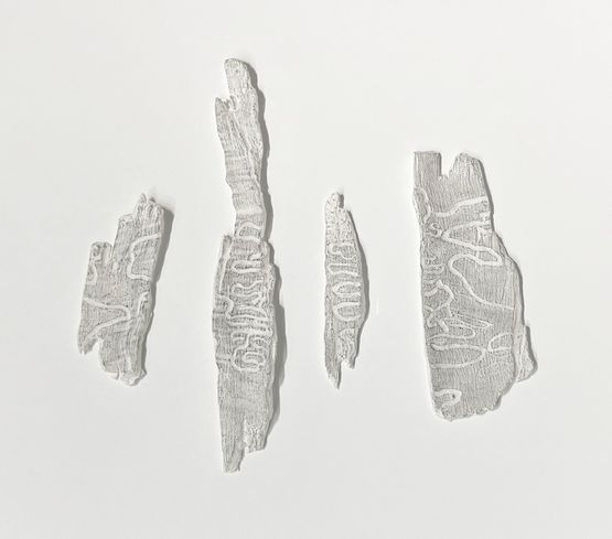 Study for Vermicular Calligraphy IX by Cui Fei contemporary artwork Works on Paper