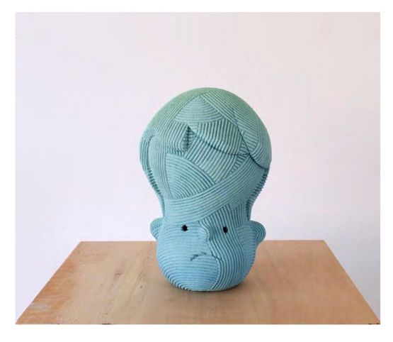 Neo Jomon Blue Headache by En Iwamura contemporary artwork Sculpture