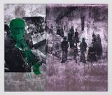 Peace-pipe green by Brook Andrew contemporary artwork mixed media