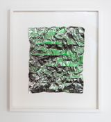 No. 942 Folded Grid by Rana Begum contemporary artwork mixed media