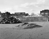 Self Portrait Lying on a Pile of Rubble by Latoya Ruby Frazier contemporary artwork photography