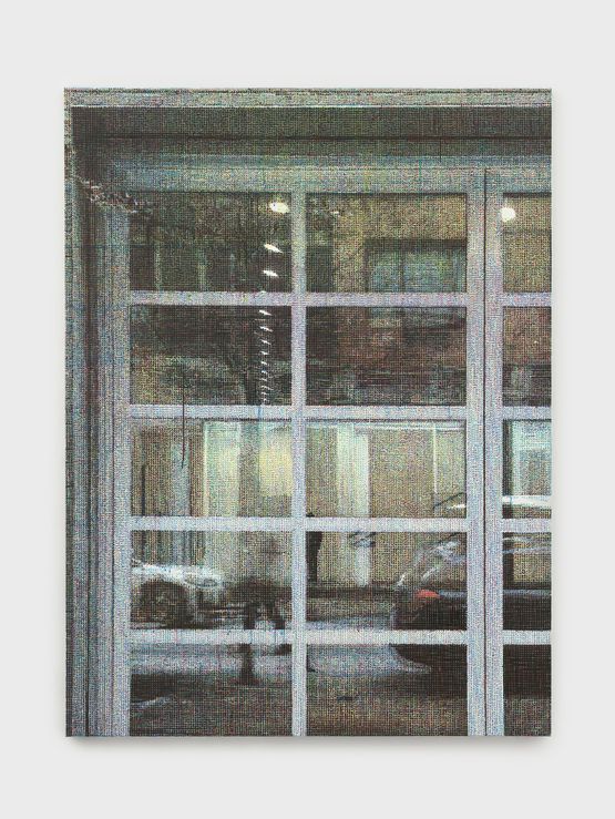 New York Window by Asher Liftin contemporary artwork Painting