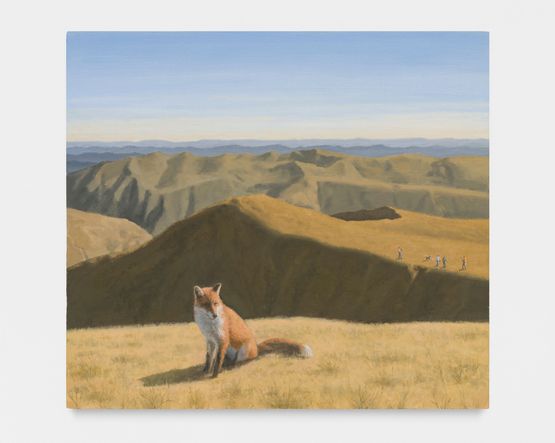 Above the Tree Line by Serban Savu contemporary artwork Painting
